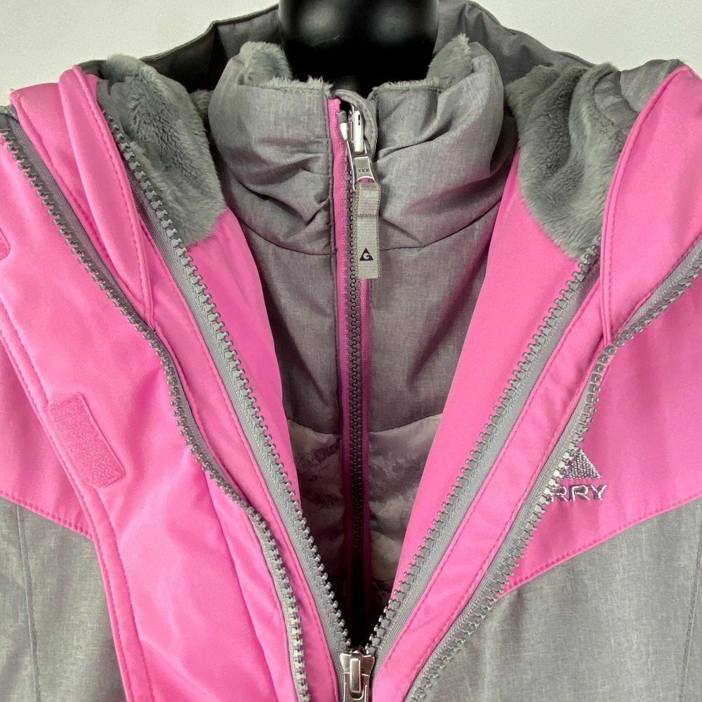 Gerry Winter Coat Girls 10 / 12 TWO Jackets Wind & Water Resistant Inner Fleece - Picture 4 of 16